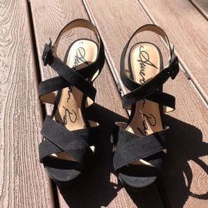 Strappy black formal shoes *NEW*